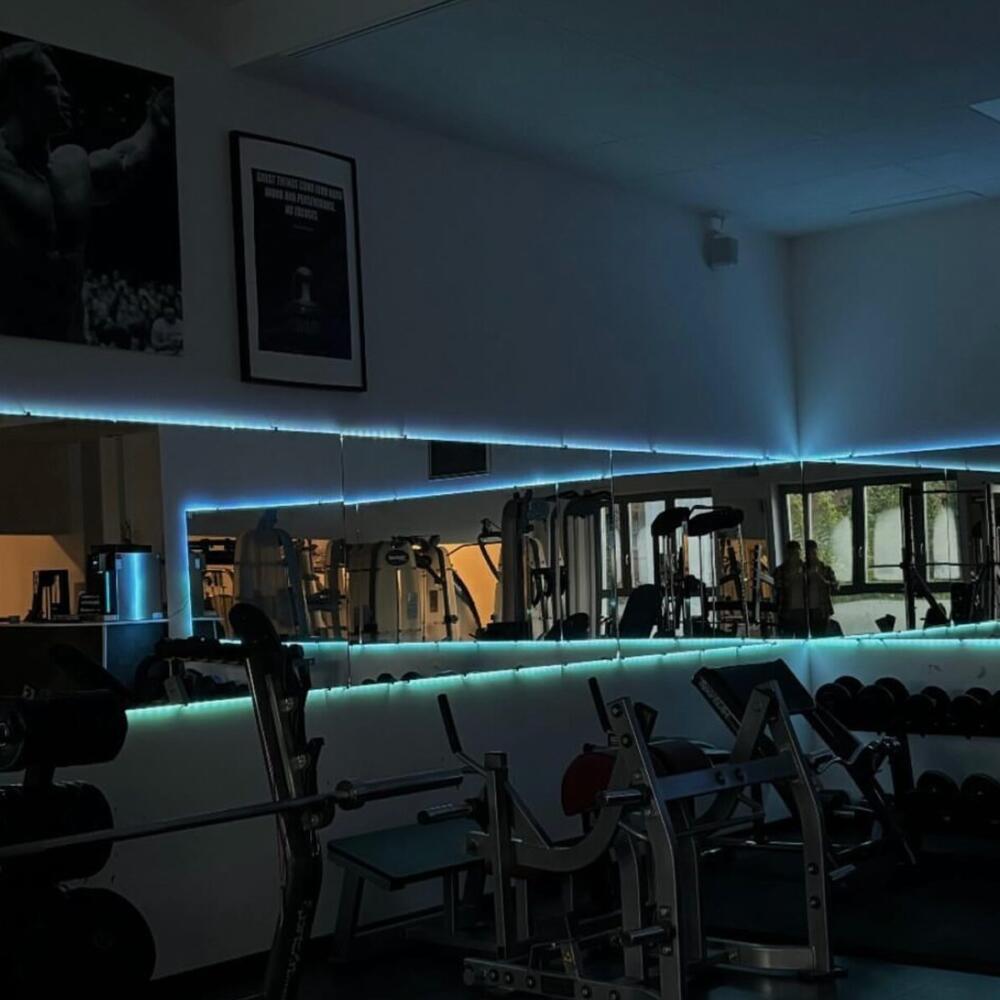 Trainingsbereich im Fitnessstudio Eisenberg mit modernen Kraft- und Ausdauergeräten.